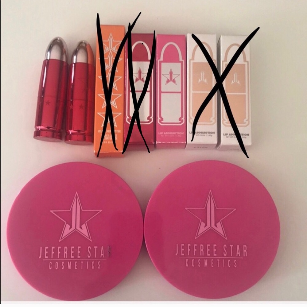 Jeffree star makeup lot